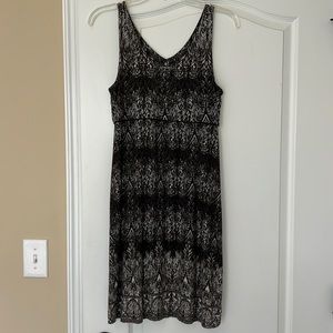 Athleta black and gray dress, size small.